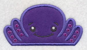 Peeking Octopus (Applique) - Image 3