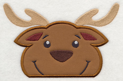 Peeking Reindeer (Applique) - Image 2