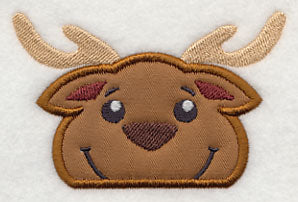 Peeking Reindeer (Applique) - Image 3