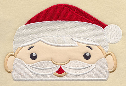 Peeking Santa (Applique) - Image 2