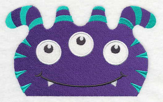 Peeking Striped Monster - Image 2