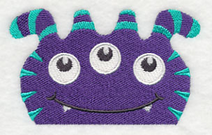 Peeking Striped Monster - Image 3