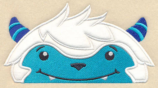 Peeking Yeti (Applique) - Image 2