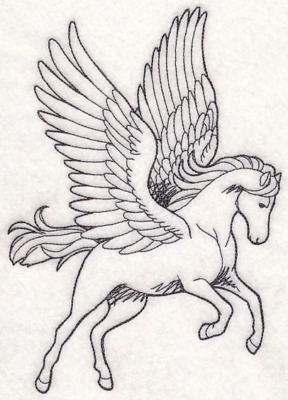 Pegasus Etching - Image 3