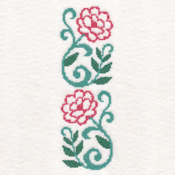 Peony Border (Cross Stitch) - Image 3