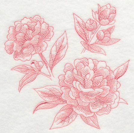 Peony Botanical (Toile) - Image 3