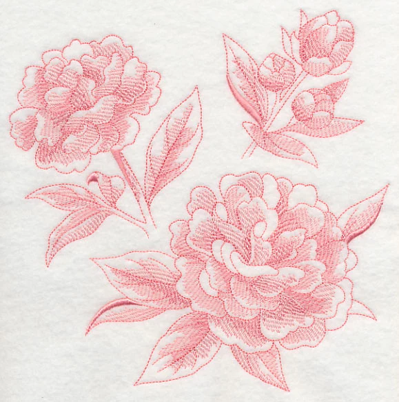Peony Botanical (Toile) - Image 6