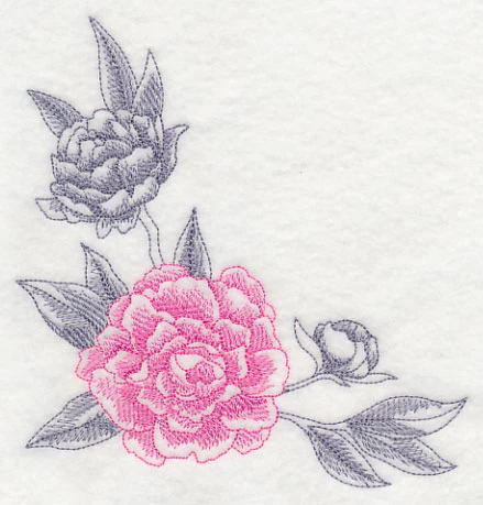 Peony Corner (Toile) - Image 4