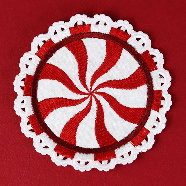 Peppermint Coaster (In-the-Hoop) - Image 2