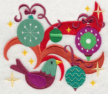Perched in Ornaments - Christmas Birds 2 - Image 3
