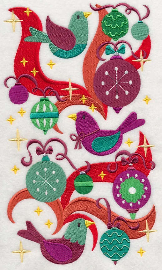 Perched in Ornaments - Christmas Birds Medley - Image 5