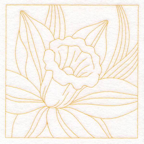 Perfect Petals Quilting - Daffodil (Double Run) - Image 2