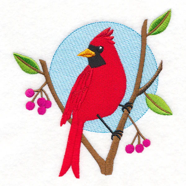 Perfectly Perched Classic Cardinal - Image 2