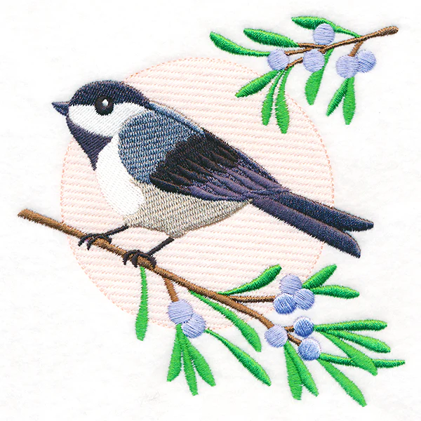 Perfectly Perched Cute Chickadee - Image 2