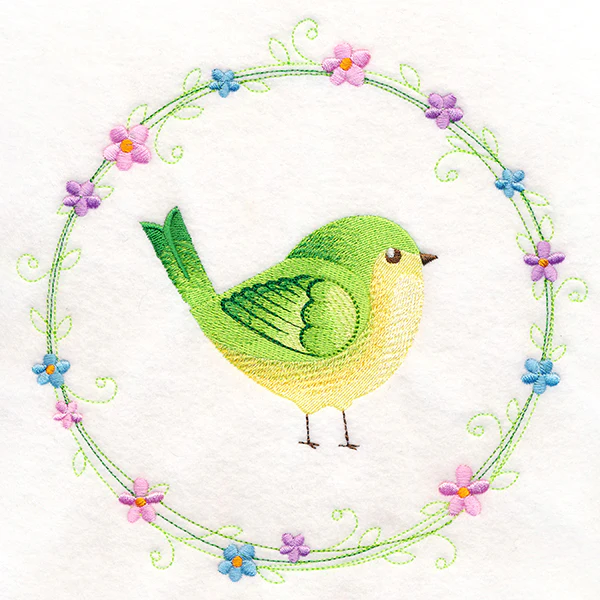 Peridot Bird Wreath - Image 6