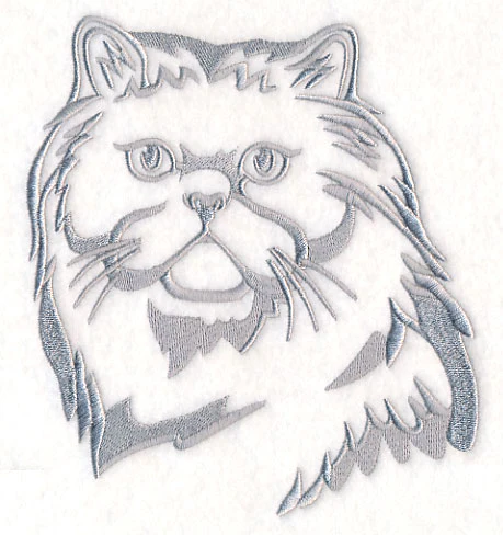 Persian Cat Silhouette - Image 4