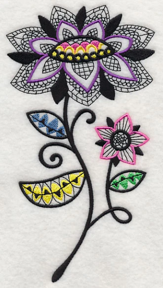 Petal Patterns (Blackwork) - Image 3