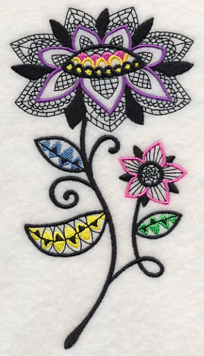 Petal Patterns (Blackwork) - Image 4