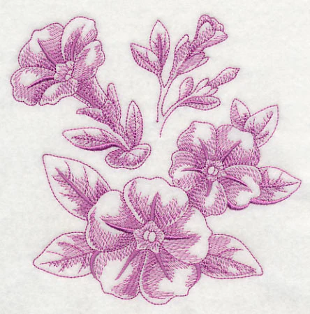 Petunia Botanical (Toile) - Image 3