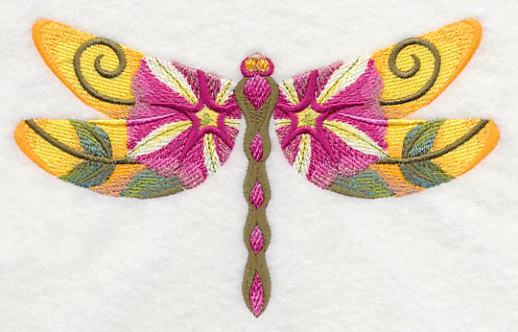 Petunia Dragonfly in Watercolor - Image 3