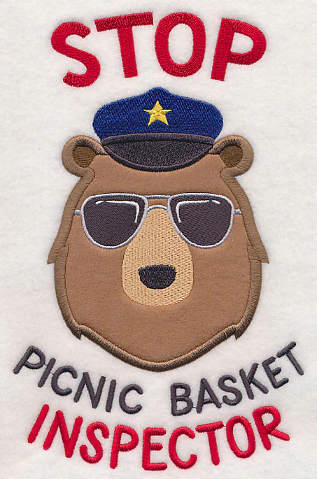 Picnic Basket Inspector (Applique) - Image 4
