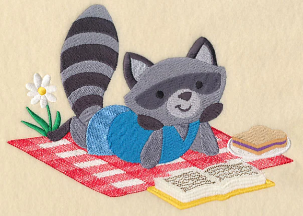 Picnic Pal - Reading Raccoon - Image 4
