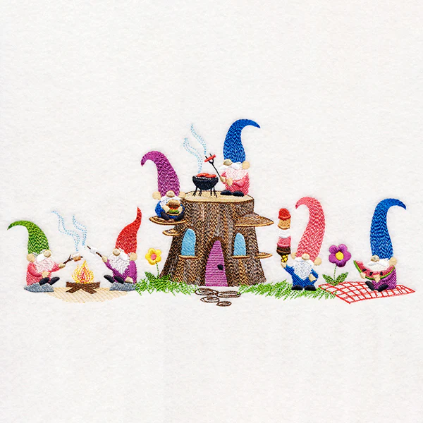 Picnic Party Gnome Border - Image 5