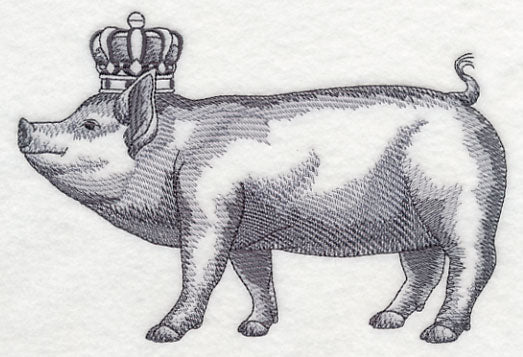 Pig in Crown - Image 2