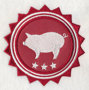 Pig Stamp (Applique) - Image 5