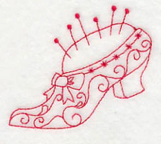 Pincushion 4 (Redwork) - Image 3