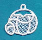 Pincushion Charm (Lace)