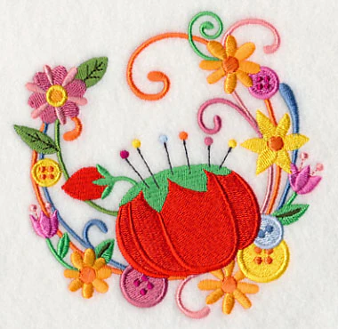 Pincushion & Petals Wreath - Image 4