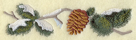 Pine Bough and Cone Border - Image 2