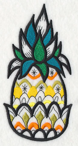 Pineapple 1 (Blackwork) - Image 3