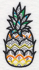 Pineapple 2 (Blackwork) - Image 2