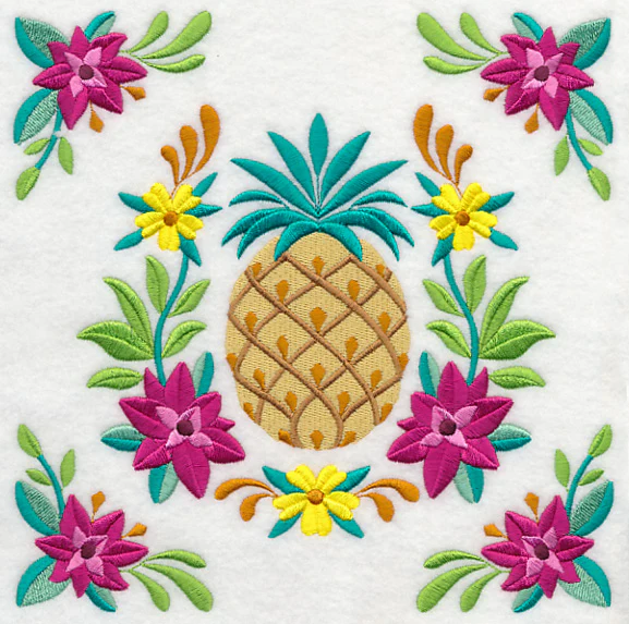 Pineapple and Flower Frame - Image 6