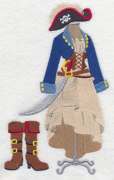 Pirate Costume Dress Form - Image 3