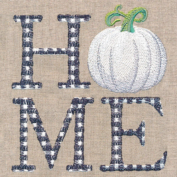 Plaid Home with Pumpkin - Image 5