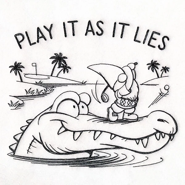 Play It As It Lies Golfing Gnome