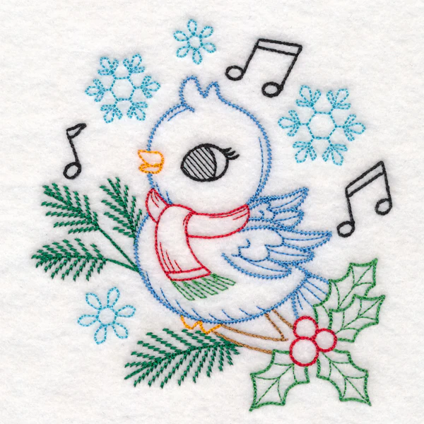 Playful Christmas Bird (Vintage) - Image 7