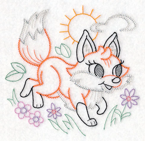 Playful Fox (Vintage) - Image 2