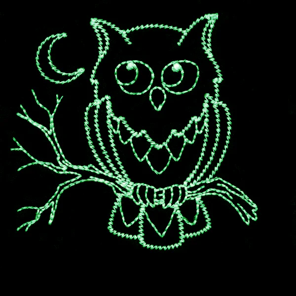 Playful Halloween Glow - Owl (Vintage) - Image 10
