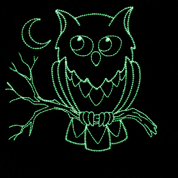 Playful Halloween Glow - Owl (Vintage) - Image 8