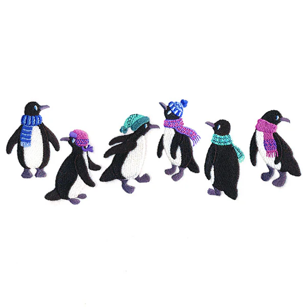 Playful Penguin Border - Image 3