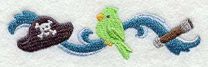 Playful Pirate Border - Image 3