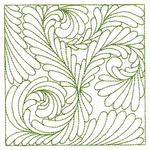 Playful Textures Quilting - Dancing Feathers (Double Run) - Image 13