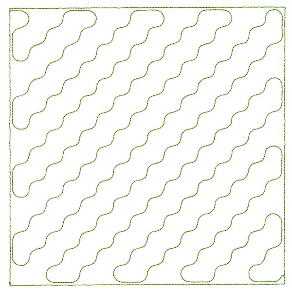 Playful Textures Quilting - Diagonal Stripes (Double Run) - Image 2