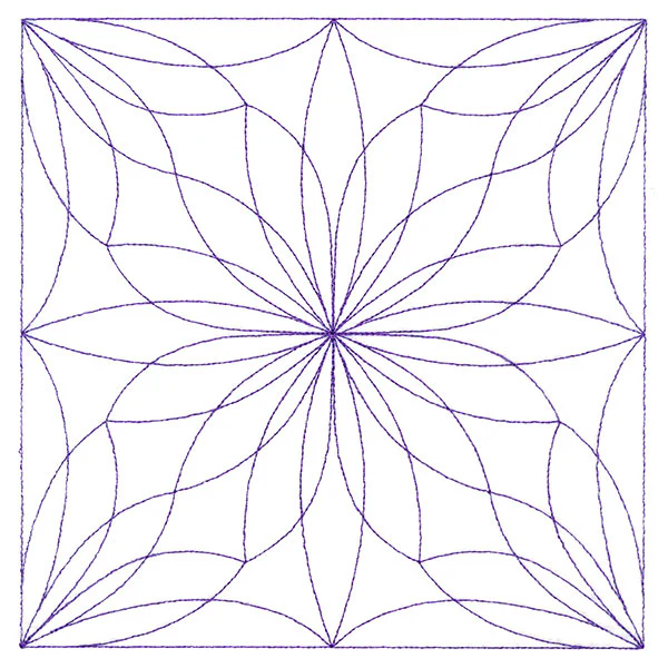 Playful Textures Quilting - Kaleidoscope (Double Run)