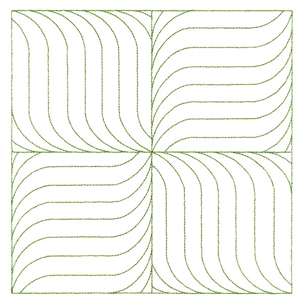 Playful Textures Quilting - Pinwheel Waves (Double Run) - Image 2