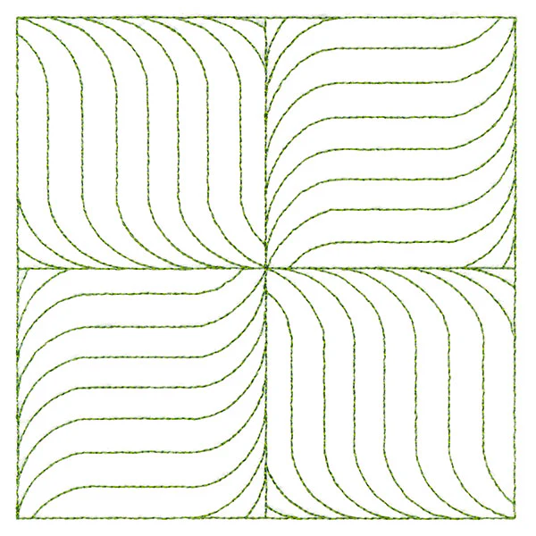 Playful Textures Quilting - Pinwheel Waves (Double Run) - Image 4